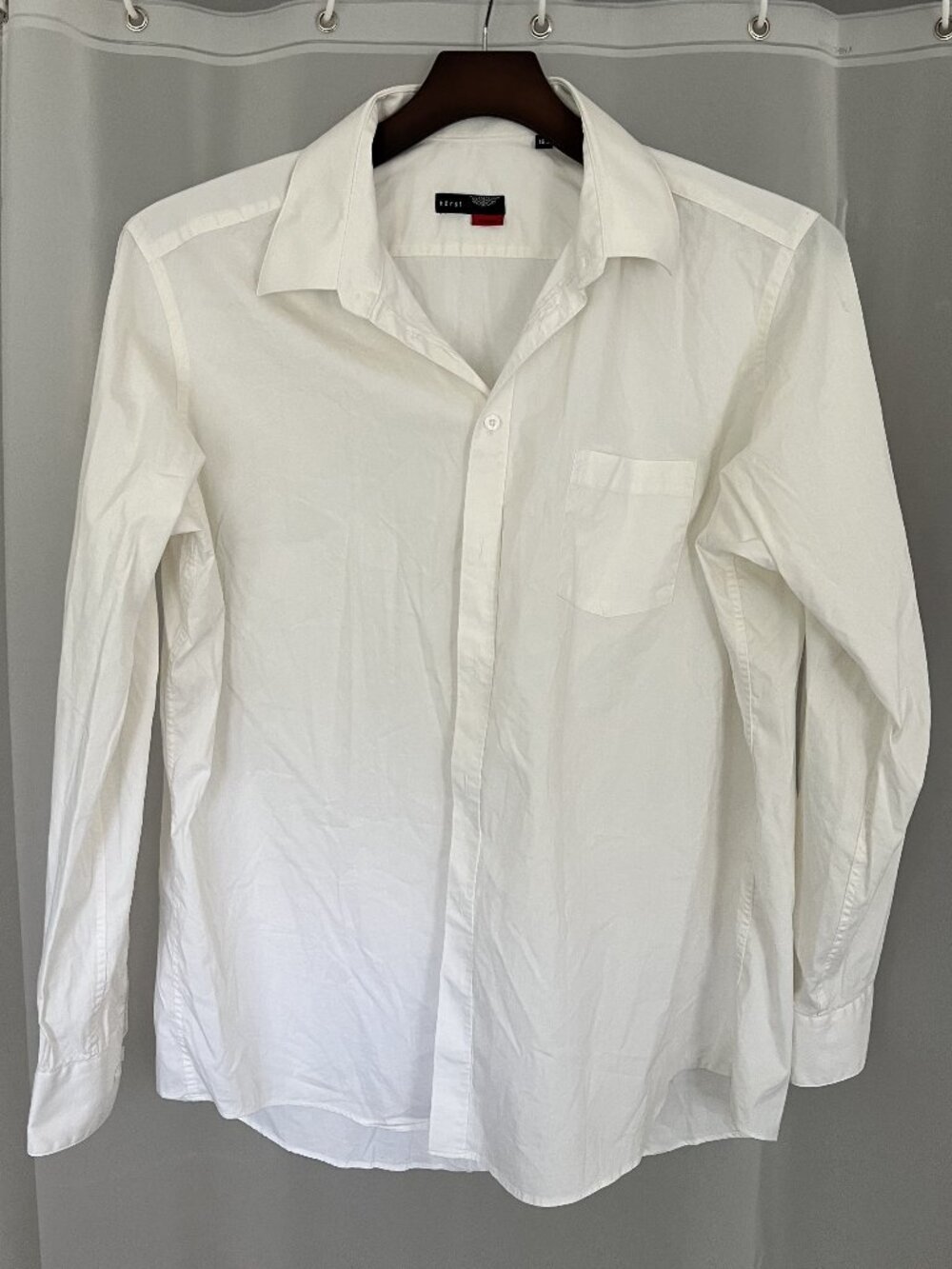Hörst White Dress Shirt 18.5 Stretch Button-Up Men’s Classic Fit